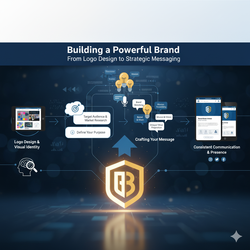 Building a Powerful Brand: From Logo Design to Strategic Messaging